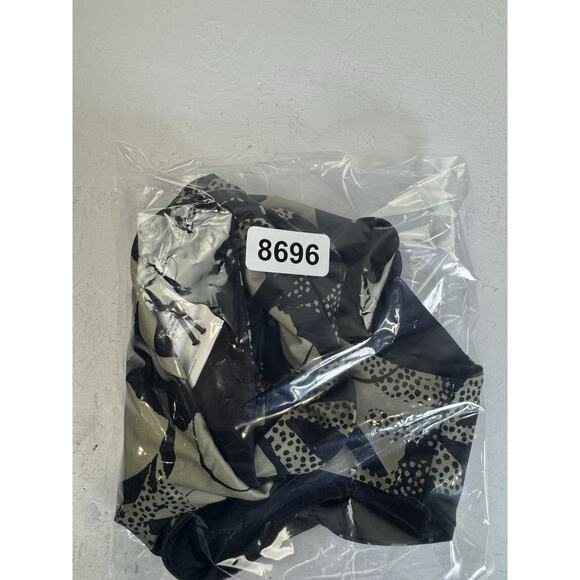 Prana Swimsuit Bottom XL Seaside Green Camo Elina Revsible to Black Fair Trade - Picture 8 of 8